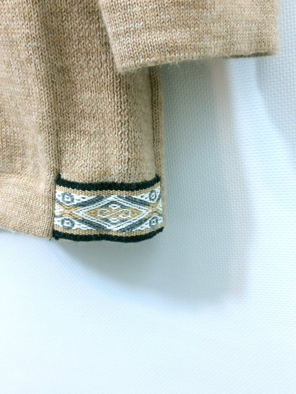 PAKA The Hoodie Alpaca Sweater Tan Unisex Women Men L - Picture 8 of 11